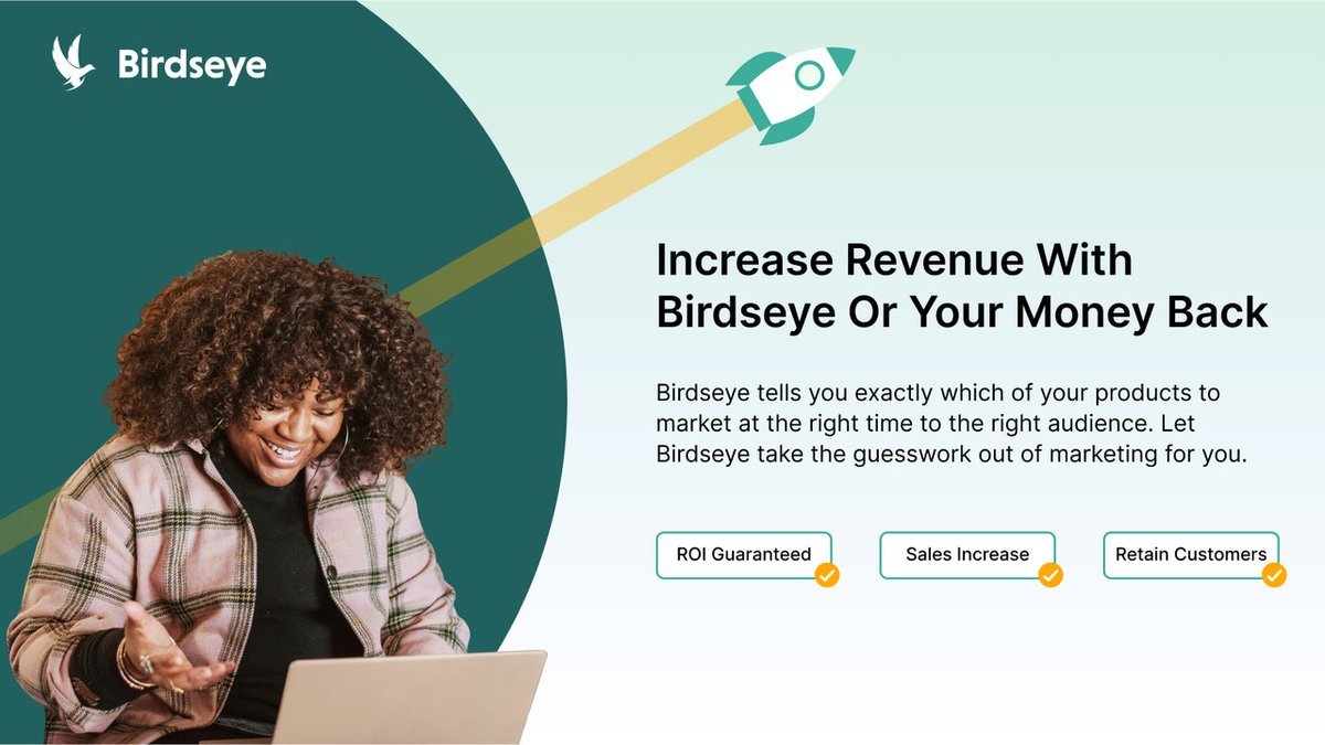 Check out Birdseye Optimize Your Ad Spend, Project Revenue and Bolster Your Email Marketing Campaigns In One Place owlmix.com/apps/birds-ai-… #shopify #shopifyapp #shopifyapps #shopifyplus #customeranalytics #marketinganalytics