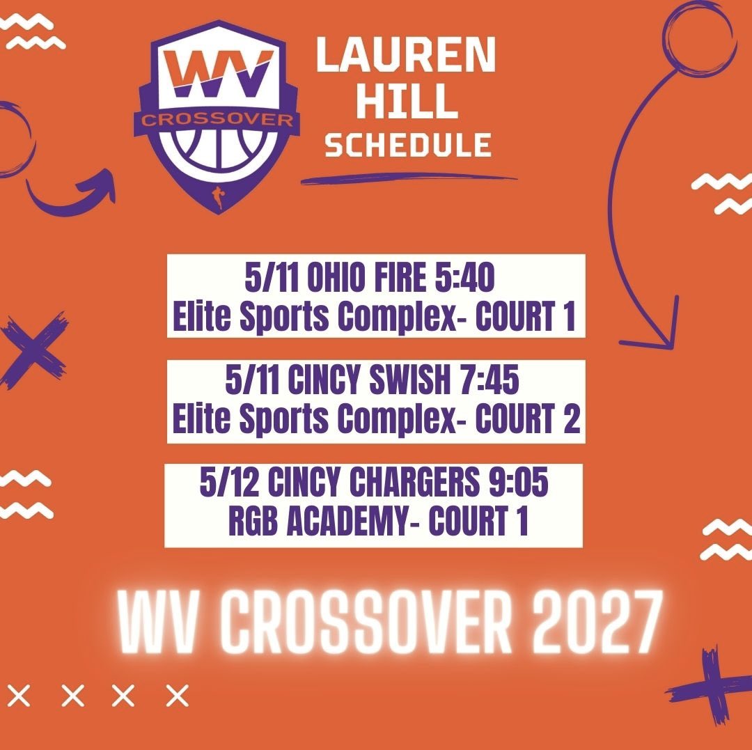 WV CrossOver 2027 (@wv_crossover_27) on Twitter photo Catch WV Crossover 2027 at the Lauren Hill tournament in Cincinnati this weekend. Great tournament for a great cause. <a href="/gbabasketball/">Girls Basketball Association / GBA</a>
<a href="/Emma_E13/">Emma Edwards</a> <a href="/brooklyncawleyy/">Brooklyncawleyy</a>
<a href="/mika_adams3/">mika adams</a>
<a href="/MollieScites/">Mollie Scites</a>
<a href="/Kendall_Taylor1/">Kendall Taylor</a> Catch WV Crossover 2027 at the Lauren Hill tournament in Cincinnati this weekend. Great tournament for a great cause. <a href="/gbabasketball/">Girls Basketball Association / GBA</a>
<a href="/Emma_E13/">Emma Edwards</a> <a href="/brooklyncawleyy/">Brooklyncawleyy</a>
<a href="/mika_adams3/">mika adams</a>
<a href="/MollieScites/">Mollie Scites</a>
<a href="/Kendall_Taylor1/">Kendall Taylor</a>