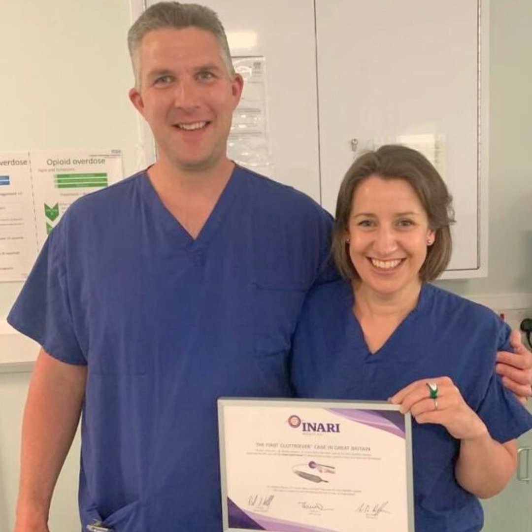 We're thrilled to share that the first patient in the UK has been enrolled in the #DEFIANCE trial! Congratulations to the #interventionalradiology and #vascularsurgeon team, led by Drs. @AndyWigham & @DrEmmaWilton, at John Radcliffe Hospital @OUHospitals for this achievement!
