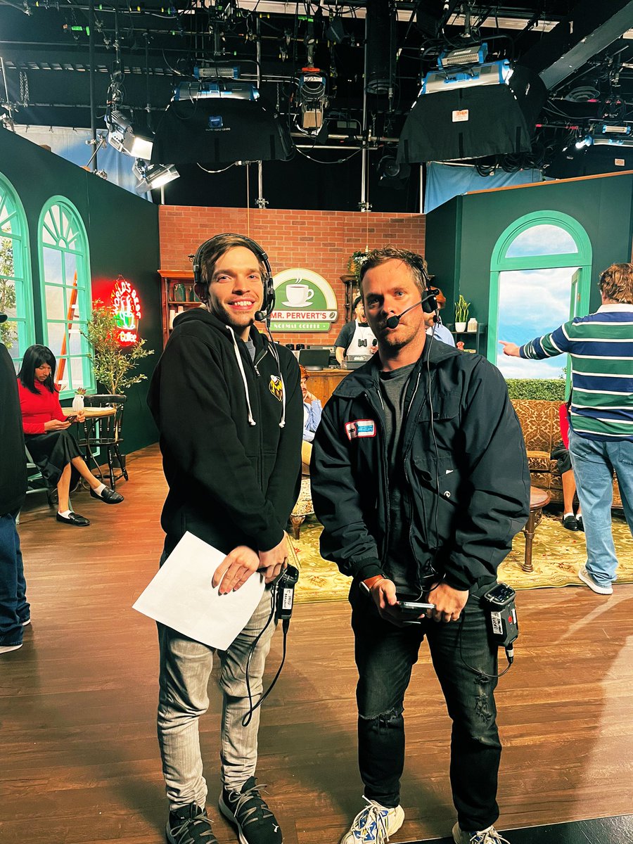 Been producing Smosh the Sitcom Live for the last couple months and it’s tonight! Definitely the largest live production I’ve overseen. Things will go great unless the guy next to me absolutely beefs it.