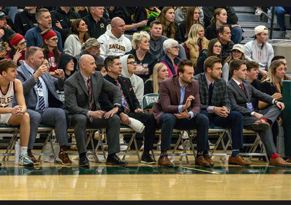 The Staff is going to look a little different next year!  Congrats to Coach Veit on his new coaching job!  Davies GBB got a great one!