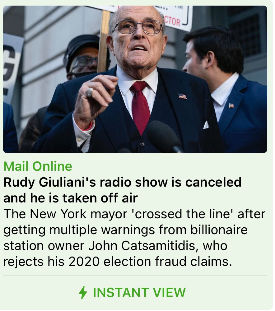 Hey @JCats2013 you flippin coward! Be a man and stand up for truth! Mayor @RudyGiuliani told the damn truth and you can’t handle it. The evidence is overwhelming. dailymail.co.uk/news/article-1…