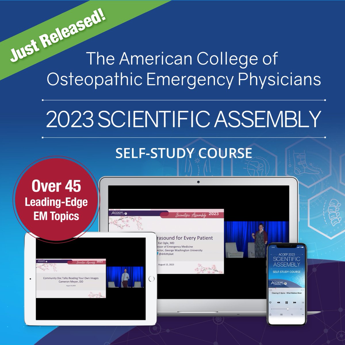 Enjoy educational presentations of over 45 leading-edge topics delivered by an enthusiastic and knowledgeable EM faculty. 24.25 AOA Cat. 1-A or AMA PRA Cat 1 Credits $445 courses.ccme.org/course/acoep