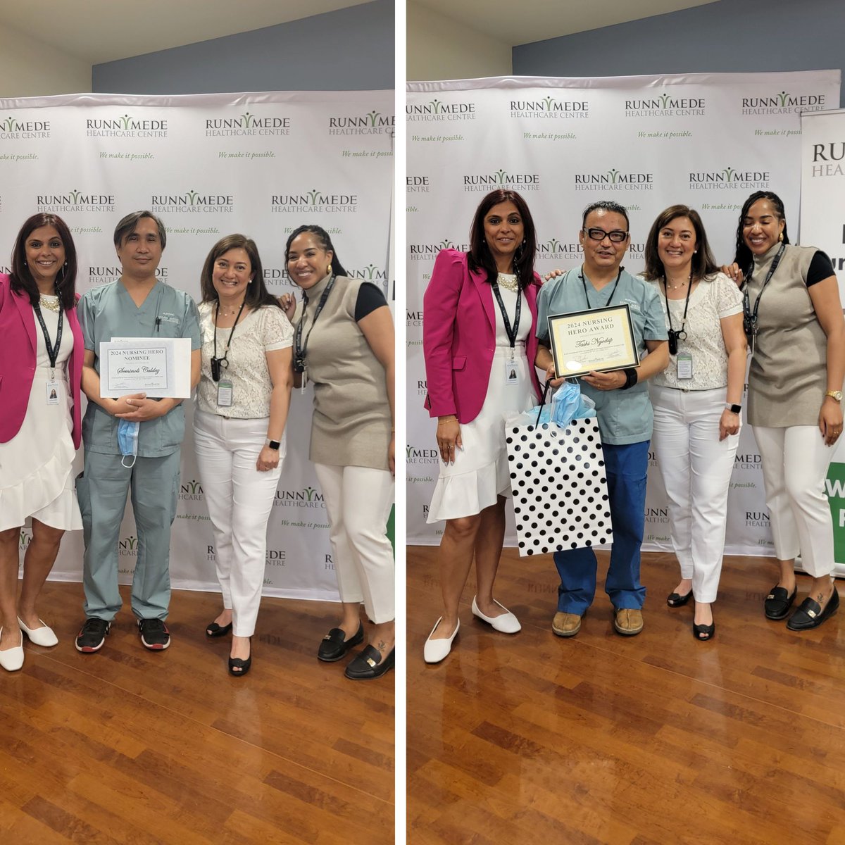 🕊️ Today, #TeamRunnymede proudly wore white as we celebrated the incredible contributions of our nurses at our Nursing Hero Awards! 🌟 Congratulations to all nominees and winners for their outstanding dedication and care. #NursingWeek2024 #WeMakeItPossible💙