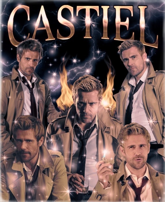 Those of you who wanted a Constantine version, in words of Cas, I heard your prayer. There is also a reverse version! Both + other variations available on my RB: redbubble.com/people/sallysp…

#spn #castiel #constantine #mishacollins #mattryan #supernatural
