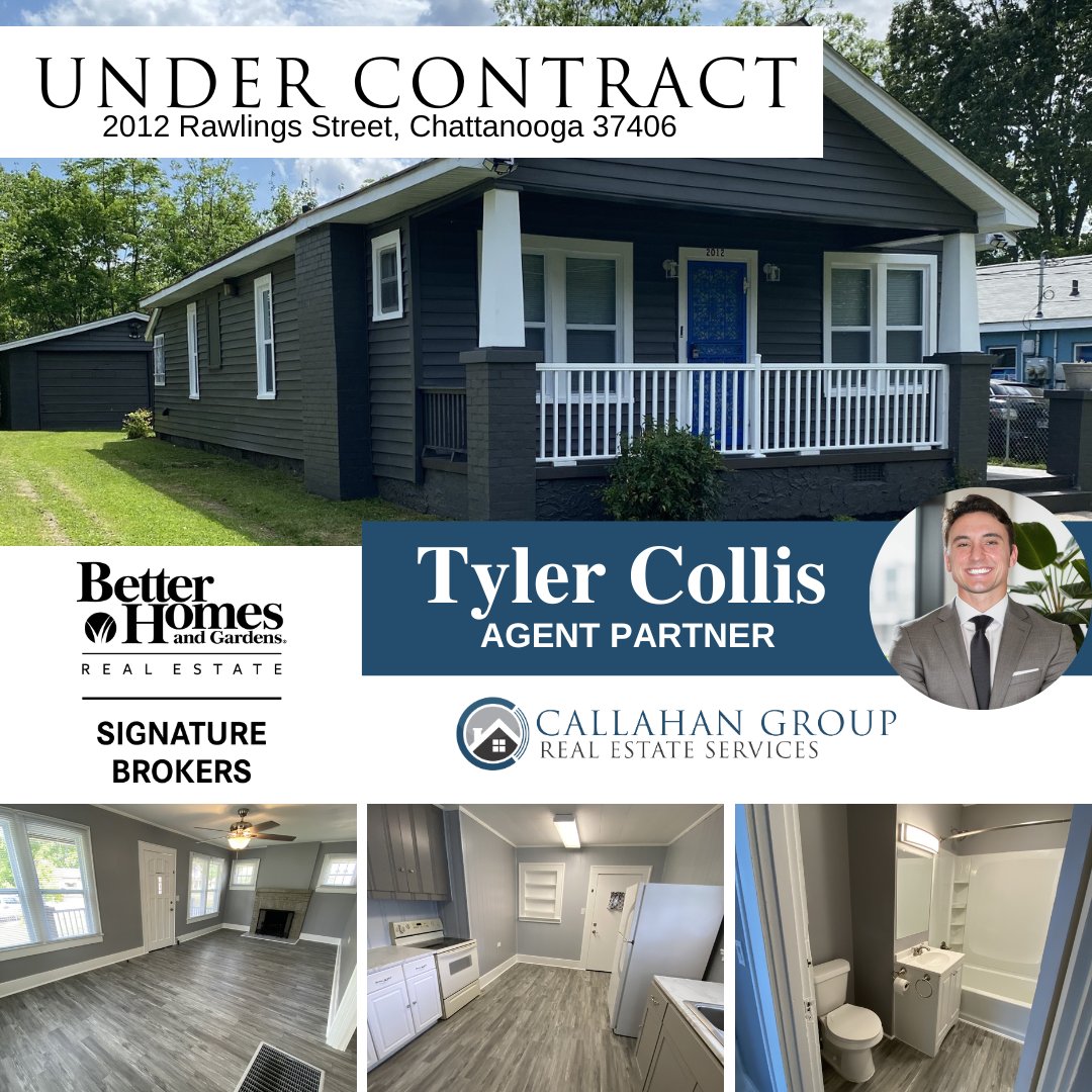 Another property off the market! Our incredible agent partner Tyler Collis does it again!🙌🏆

#undercontract #realestateagent #buying #selling #homes #BHGRESignatureBrokers #chattanooga #realtor #realestate #TheCallahanGroup