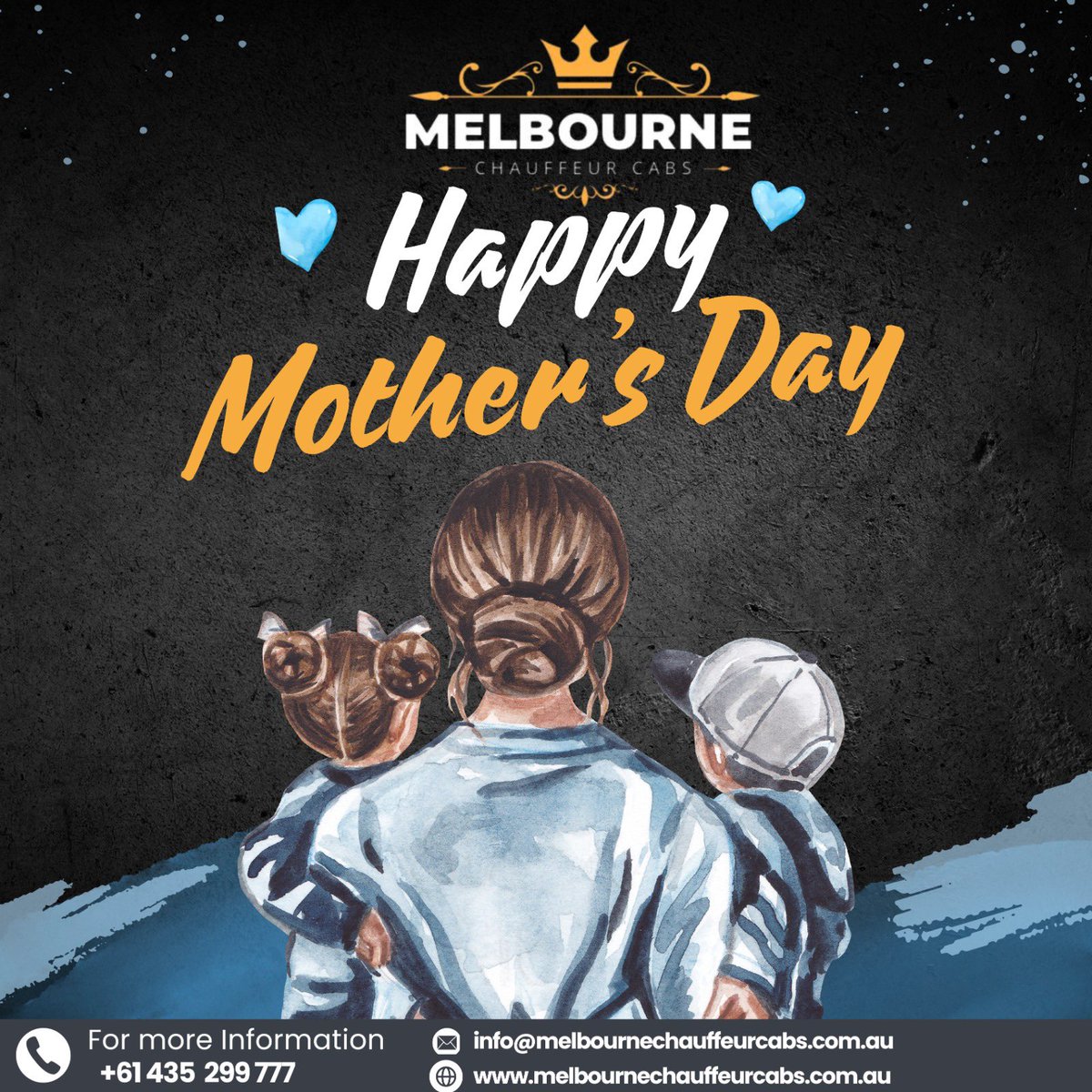 🌷 Happy Mother's Day to all the amazing mothers who deserve to be celebrated every day! 🌷 Sit back, relax, and let Melbourne Chauffeur Cabs take care of all your transportation needs today. Whether it's a special outing with family or a well-deserved pampering day, we're here