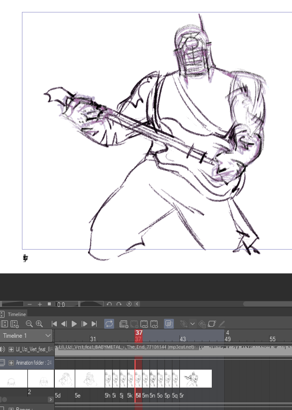 I've watched too many tiktoks so Phobos is playing a guitar now (I don't know how people play a guitar)