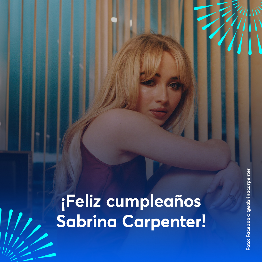 🎶 ¡Feliz cumpleaños a la creadora de #Espresso, el single que alcanzó el #1 en reproducciones! @SabrinaAnnLynn 💖✨