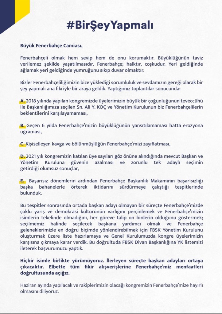 #BirŞeyYapmalı