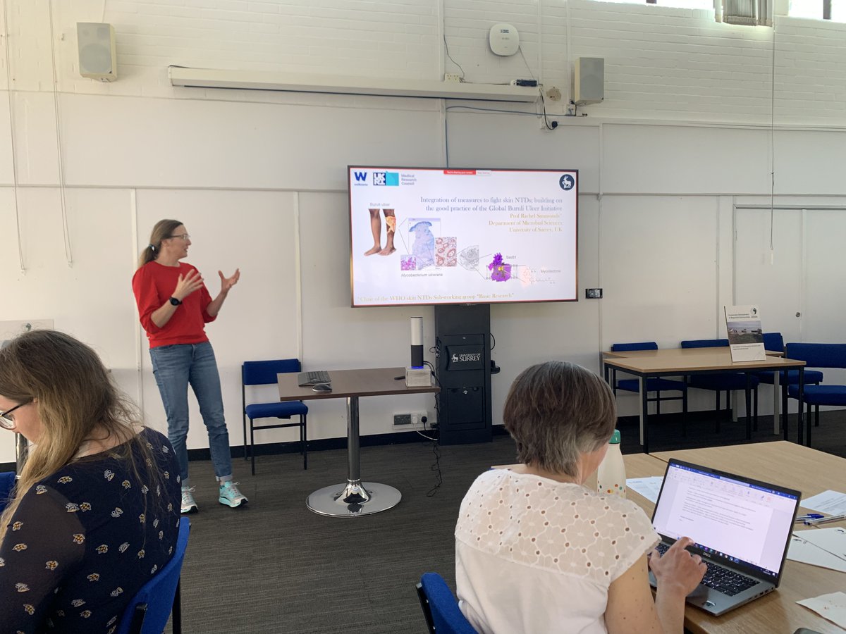 The second day of the @IAS_Surrey Workshop opened with some more interesting talks about integrative measures to tackle #NTDs. Speakers included Guy Howard from @BristolUni, @udnore and Diana Yousef from @GLIDE_AE, and @RSimmondsLab and Jo Widdicombefrom @UniofSurrey. @EpiPixels