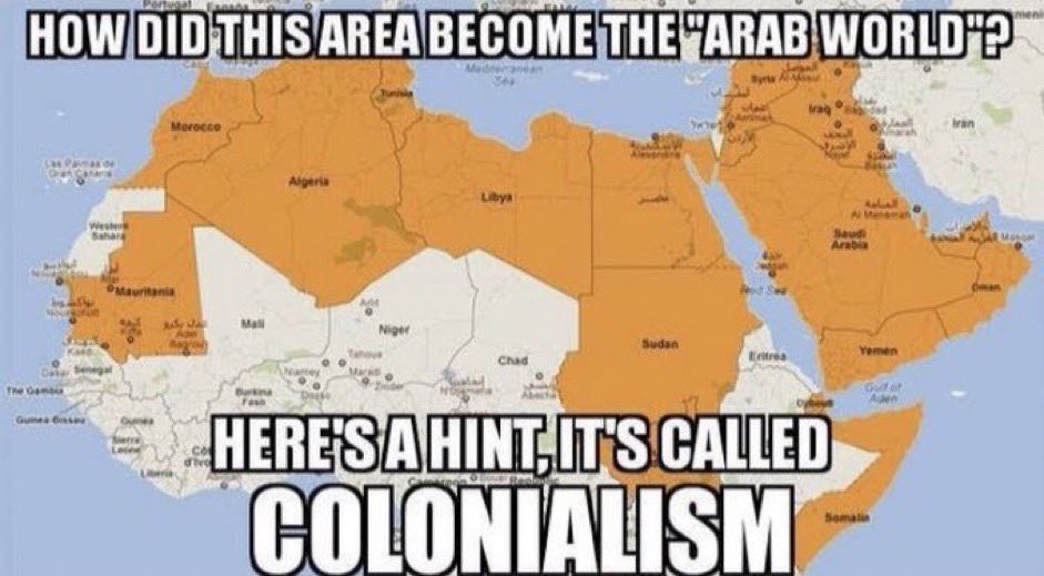 Why do history books only call Europeans colonizers, but not the Arabs?
