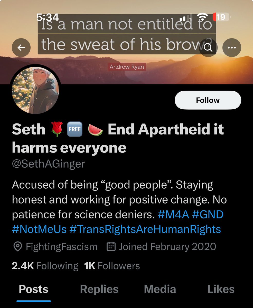 Reminder to check the lists you’ve been put on by brainwashed, terrorist-loving, antisemitic, socialist lunatics, especially if you ever crossed paths with this cretin. x.com/sethaginger?s=…