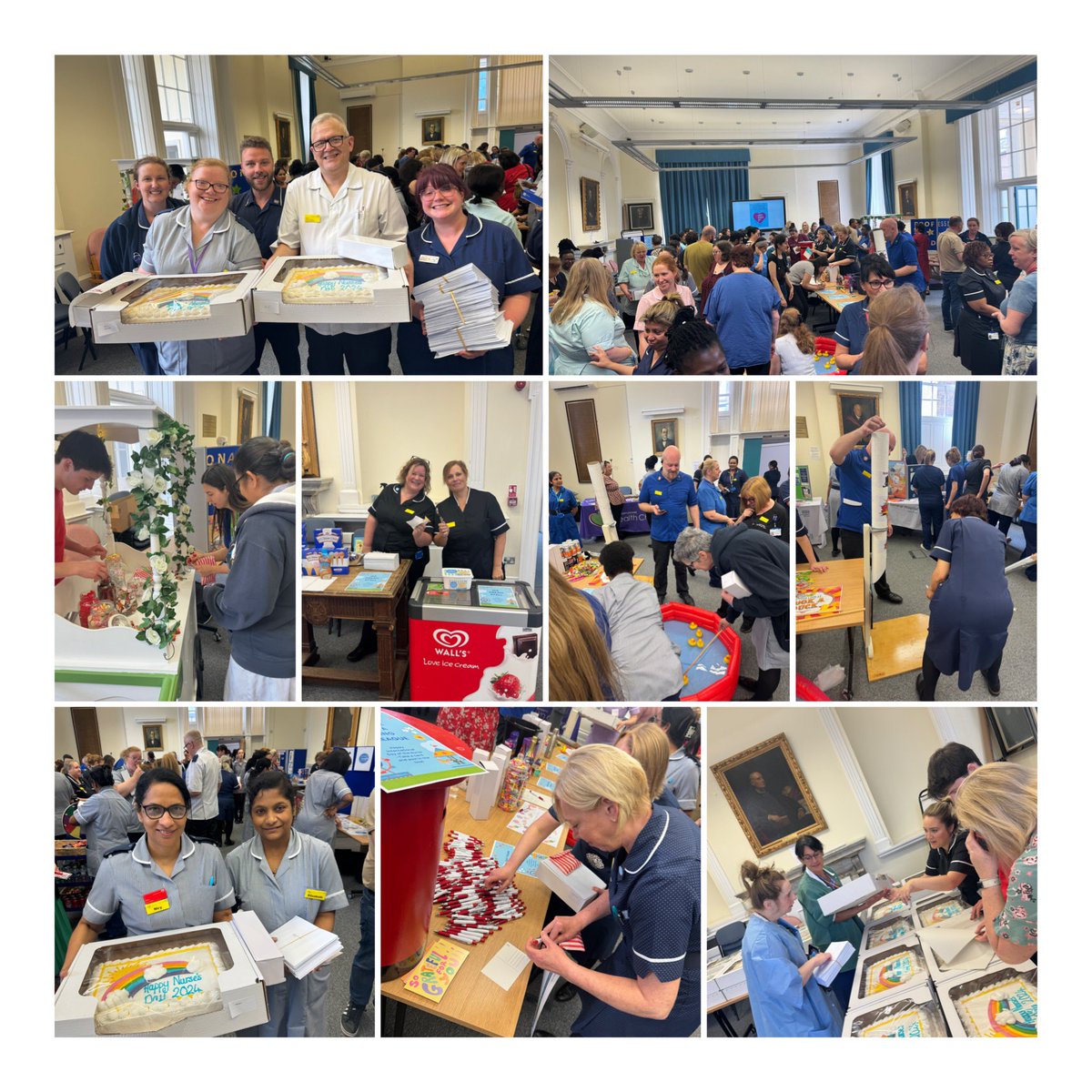 What a fantastic start to our #NursesDay2024 celebrations today @NGHnhstrust than to hold a Summer Fete 🤗❤️ filled with games, ice creams, sweet cart, cakes and most importantly fun ❤️ What a great day! 🤗