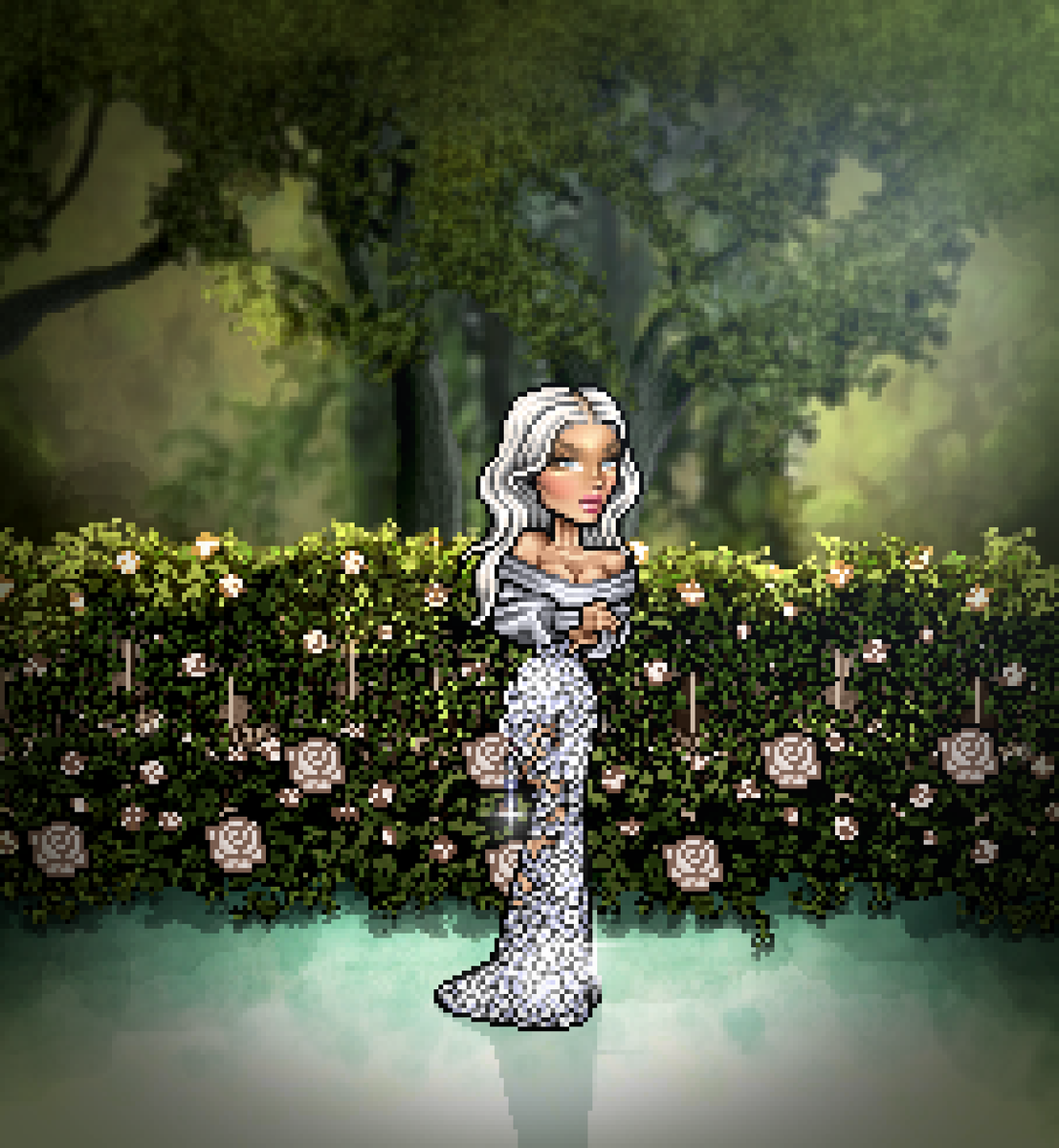 Icy beauty 🩶🧊 <a href="/habmetgal/">Met Gala 🪷</a>