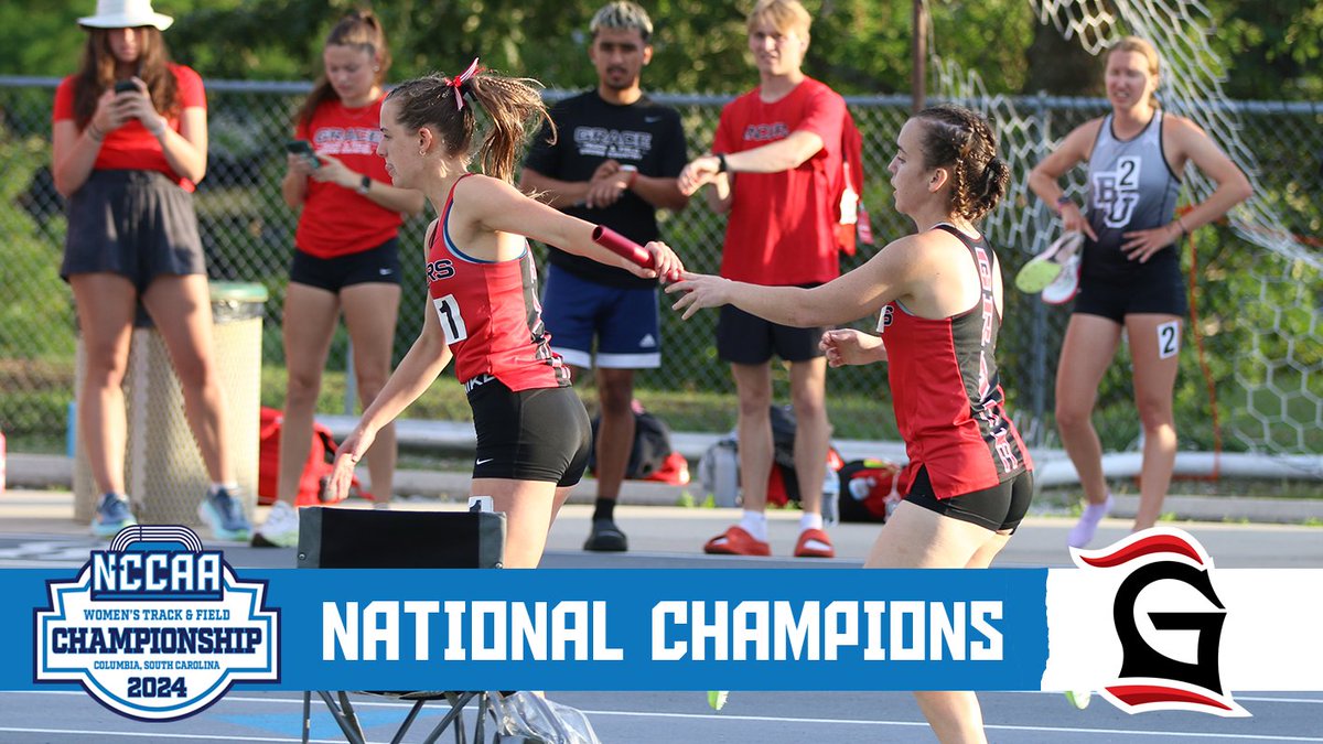 .@GraceLancers rolls to second straight NCCAA Women's Outdoor Track & Field National Championship the-n.cc/4bxrrcJ