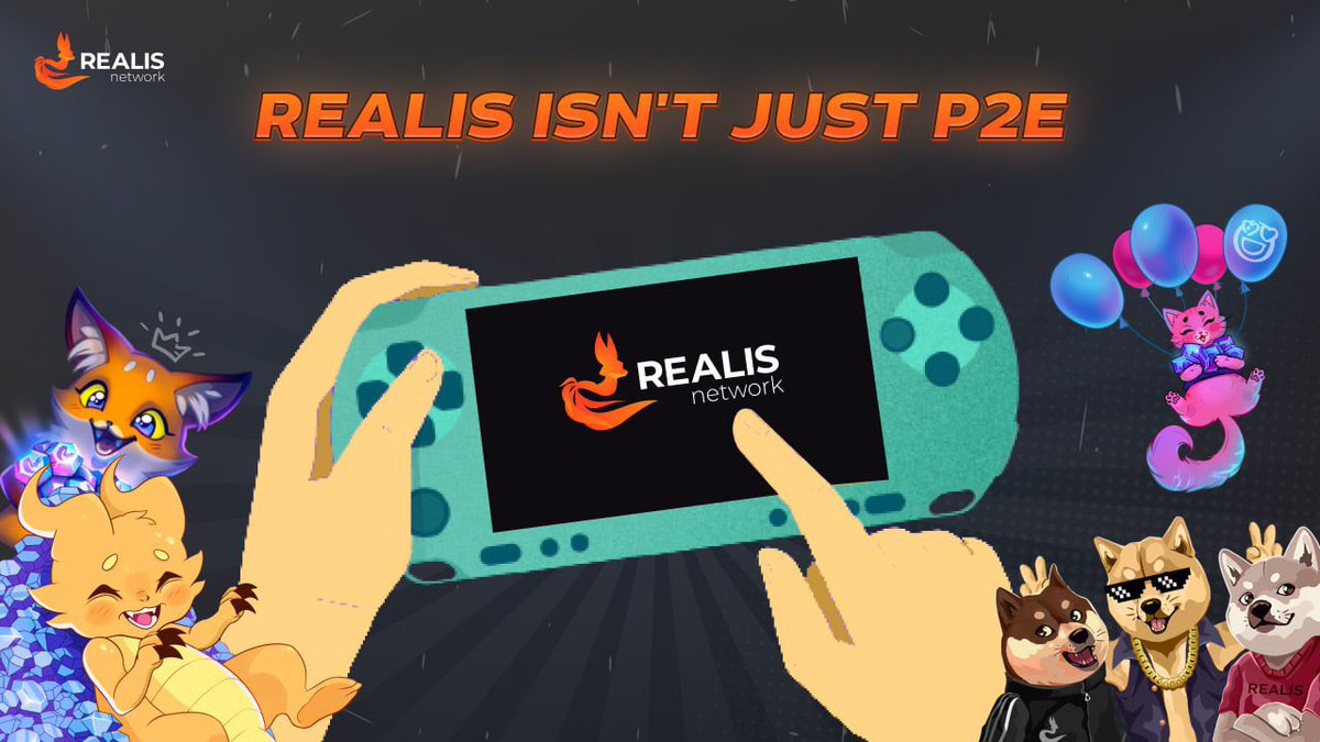 Realis isn't just P2E 😏 First of all, we create interesting games in which players get $LIS and experience the world of #crypto Our mission is mass adoption through gaming, we do it smoothly and guide the users step by step to #web3 🔥 To learn more about our games and goals