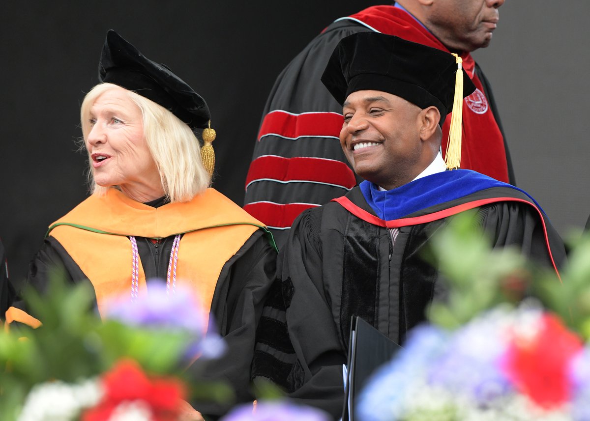 Delivering the commencement speech at <a href="/DelStateUniv/">Delaware State University</a> was deeply meaningful to me. The great work of President Dr. Tony Allen &amp; his team has elevated the school's reputation &amp; success. We're proud of our partnership supporting Del. State students through scholarships &amp; internships.