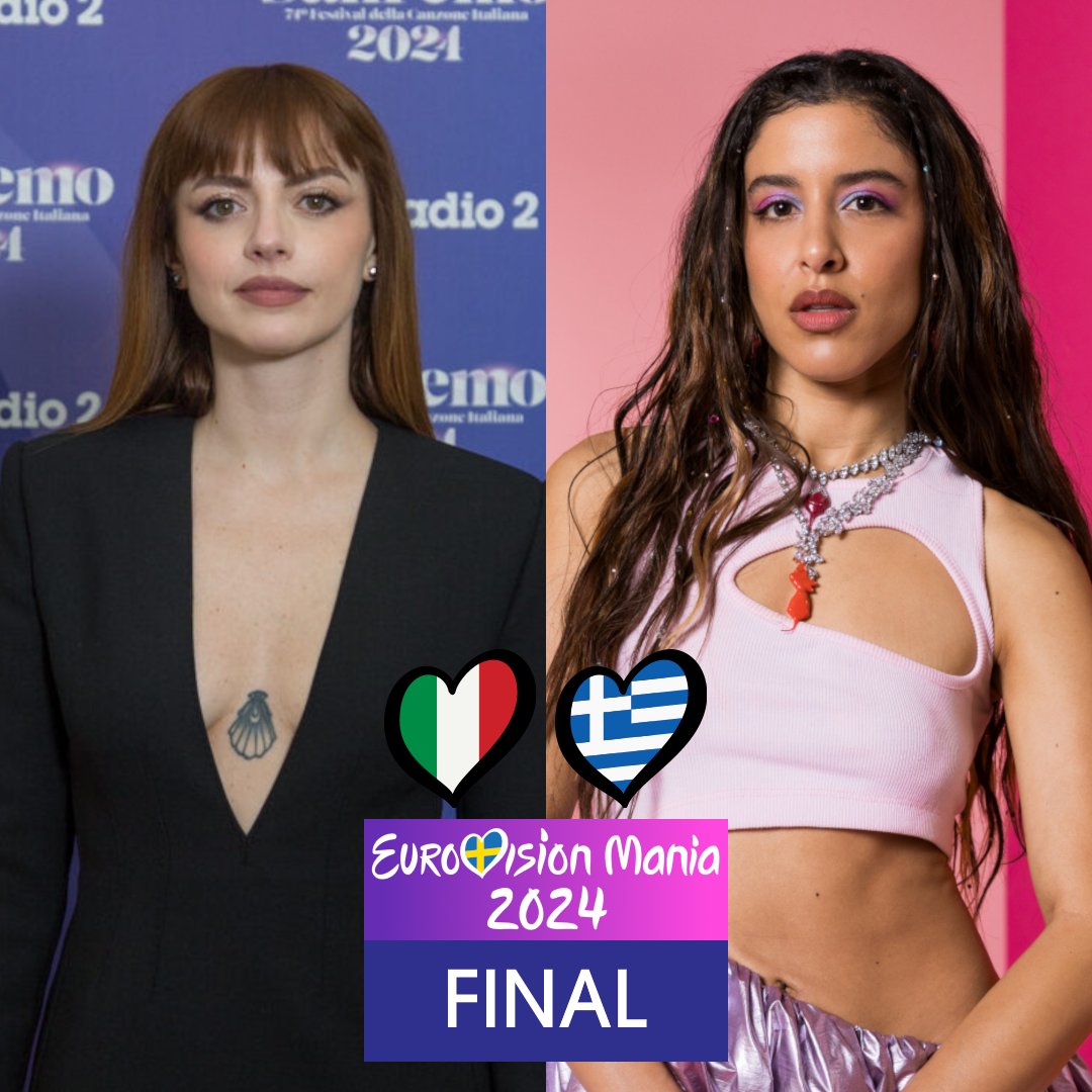 Well, things may be chaotic right now, but as they say, the show must go on.

The grand final of Eurovision Mania 2024 is FINALLY HERE! WE HAVE A CLASSICAL CLASH BETWEEN TWO MEDITERRANEAN COUNTRIES! IT'S 🇮🇹 ANNALISA VS. 🇬🇷 MARINA SATTI! 🖋🎲

#Eurovision2024 #EurovisionMania