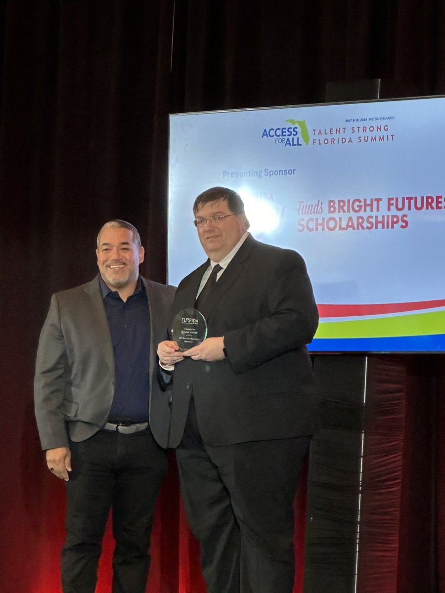 Today our DH who represents  <a href="/Armwood_CompSci/">Armwood Computer Science</a> received the FCAN Educator Innovator award. We thank them for this award, but the job isn’t done yet. <a href="/Armwood_HS/">Armwood High School</a> @ArmwoodAcademy