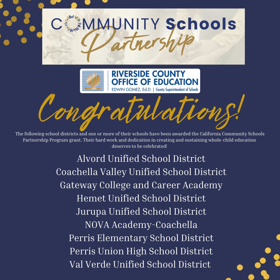 California Community Schools Partnership Program (@RCOE_CCSPP) / Posts / X