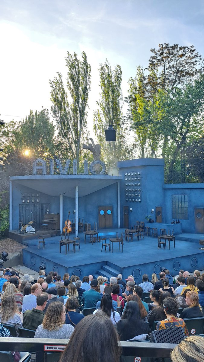 Our Jess was at @OpenAirTheatre for Twelfth Night this evening #gifted