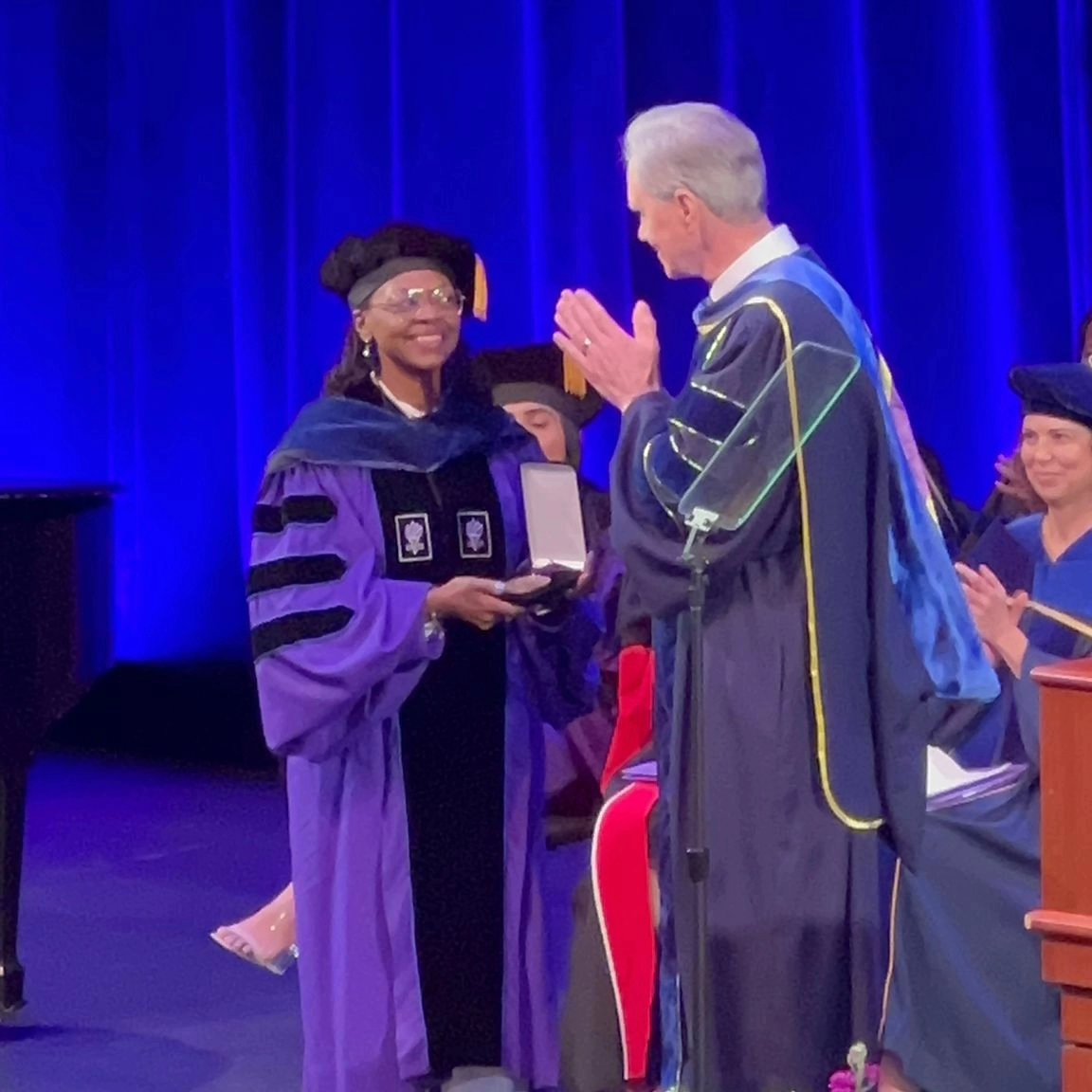 May I continue to live a life that pleases God and honors the name of Dr. Dorothy Height. Thank you @nyusteinhardt for creating this leagacy-shaping moment for me💜.