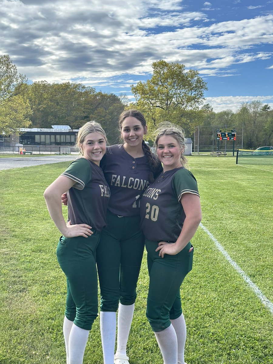 Day 2 Win 2! Back to back wins for DR! Kylie Hillier pitched the whole game in a 13-1 win over West Bridgewater today. Kylie only allowed 5 hits, 1 run (0ER), and struck out 5. Ally Bastis went 3 for 4 with 3 DOUBLES 3 RBIs and 2 run. Hannah Cronin also went 3 for 4 with 3 RBIs.