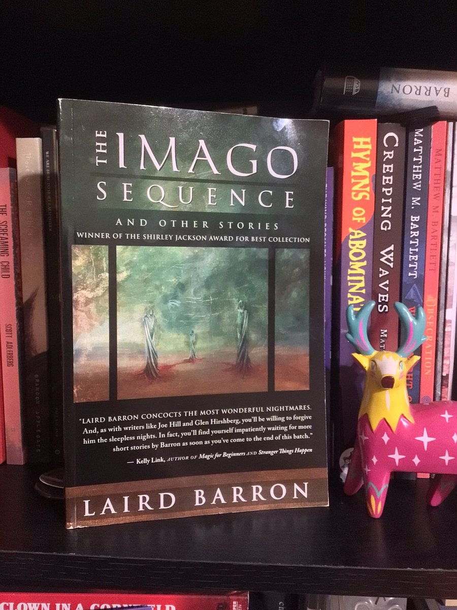 Part of my order came in at the bookstore! The Imago Sequence and Other Stories by @LairdBarron . This is his first collection and the only collection of his I haven’t read. Until his new one comes out that is.