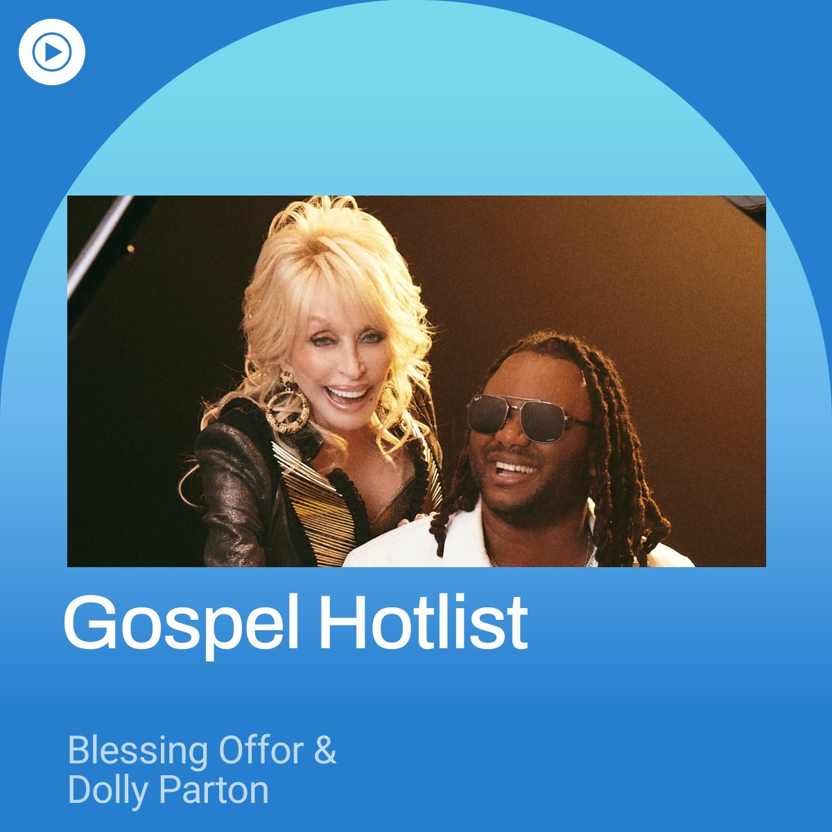 Gospel Hotlist! This one is a first! Thank you @youtubemusic! music.youtube.com/playlist?list=…