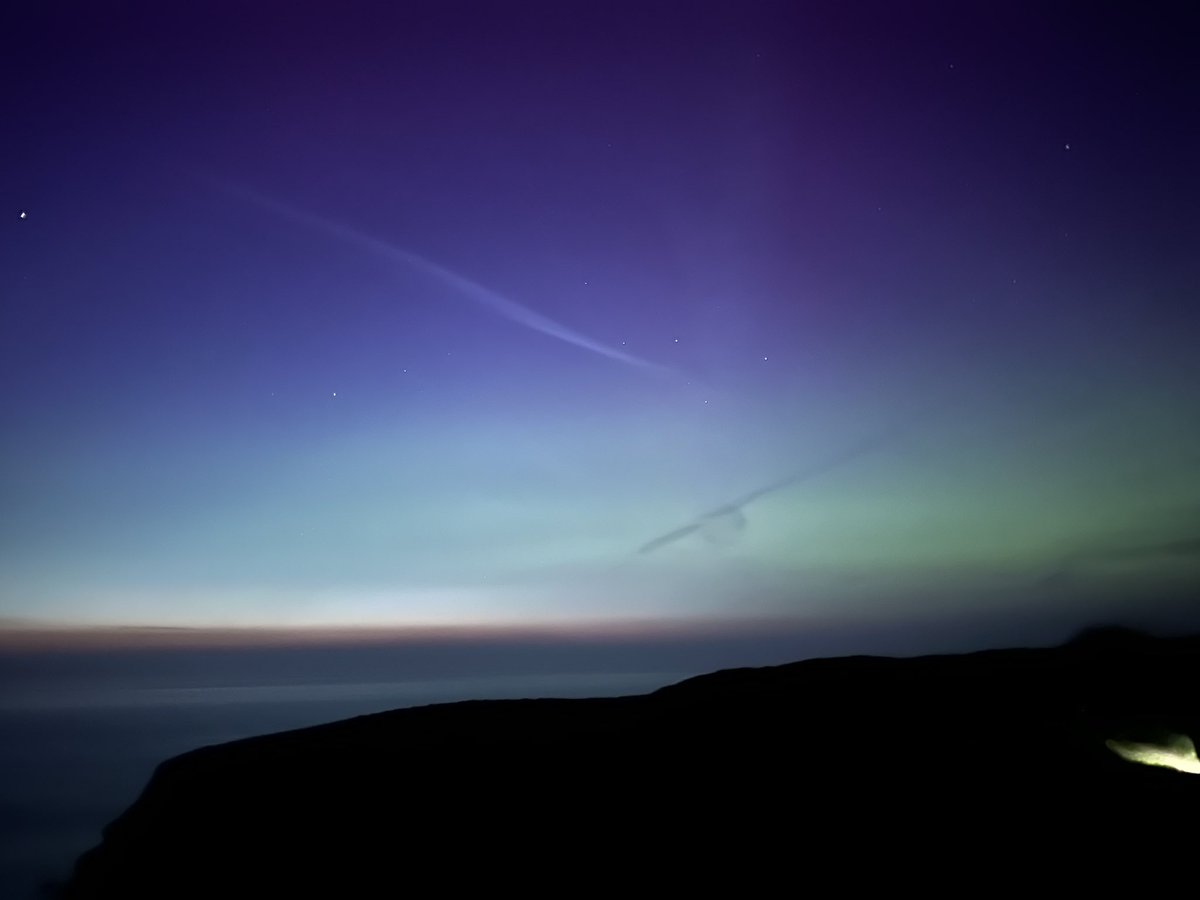 I can see the northern lights 😍😍😍 #Aurora #Northernlights #Cornwall #Portreath