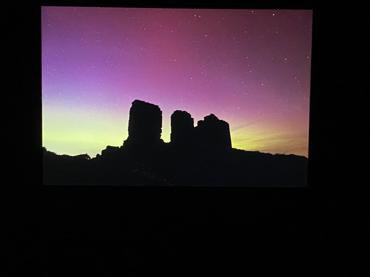 Aurora in Cornwall right now!! #Cornwall #photography #aurora #NorthernLights