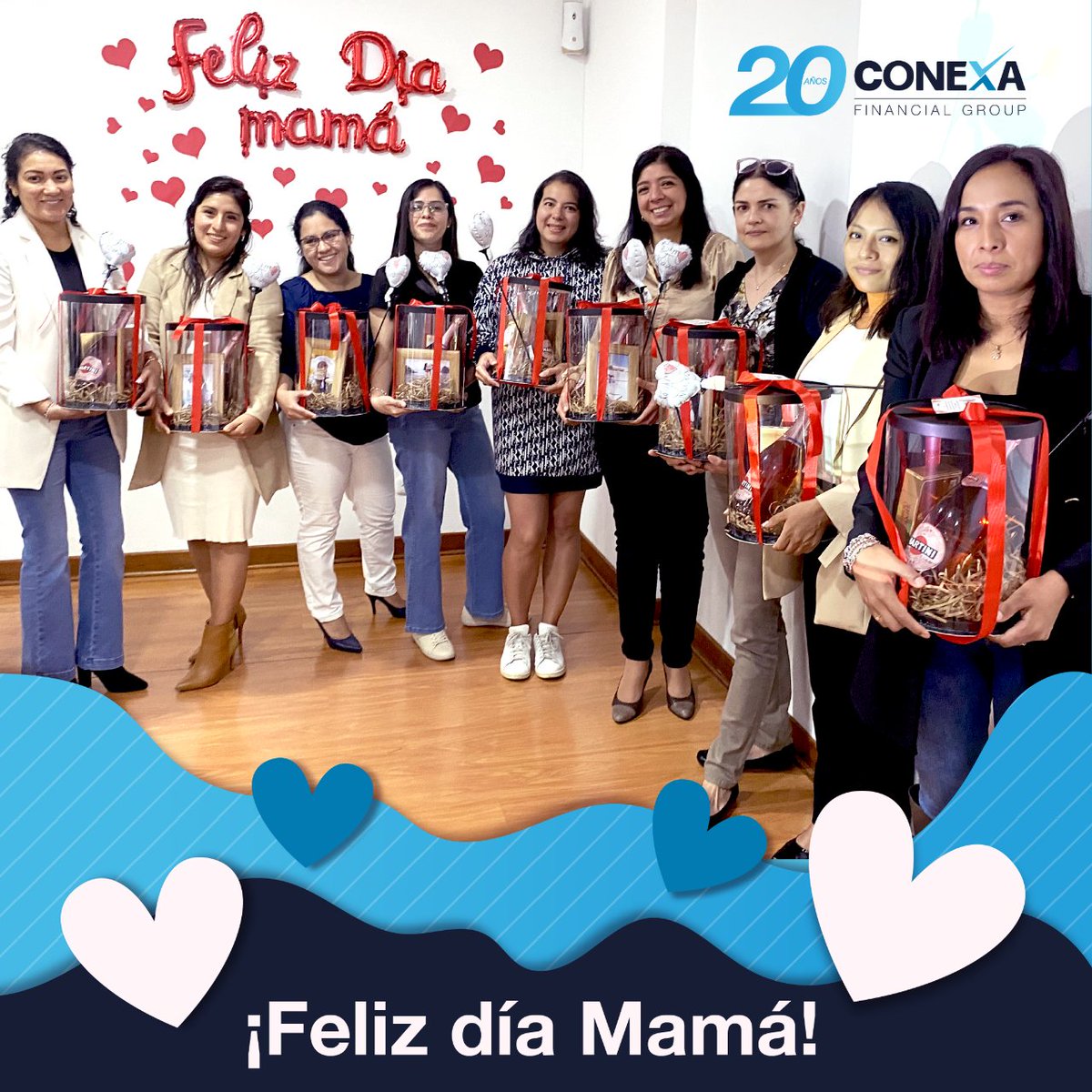 conexafinancial's tweet photo. Conexa Financial Group les desea a todas las mamás un feliz día.
Nos enorgullece estar rodeados de grandes madres y líderes que nos impulsan a trabajar mejor. #diadelamadre #diadelasmadres #felizdiadelamadre https://t.co/T5F6jjZn03