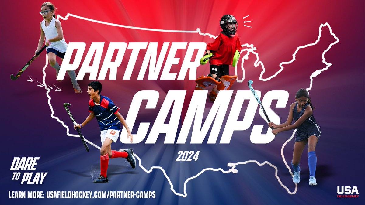 Find a summer field hockey camp near you! 🏑 Check out USA Field Hockey’s Partner Camp page to keep your skills strong this summer: bit.ly/49jzo3A