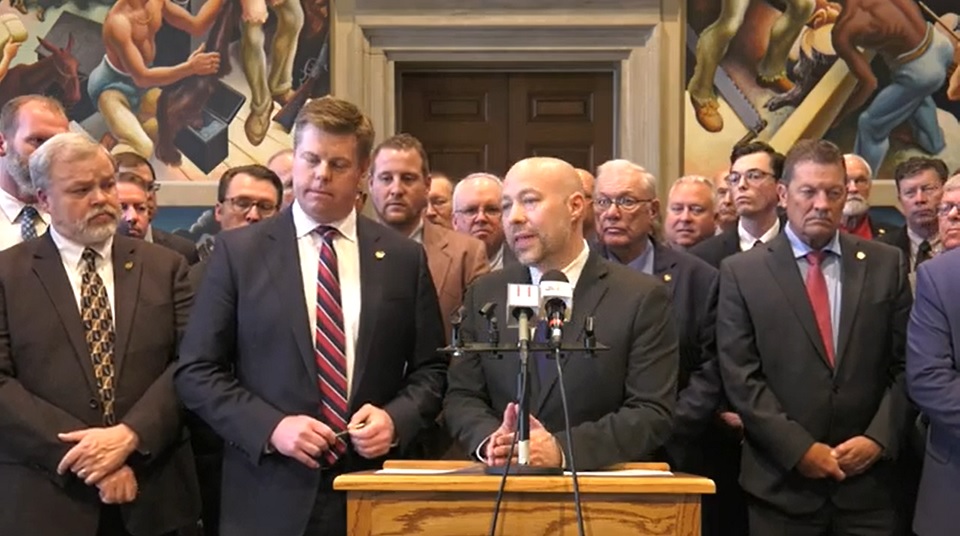 House Republicans addressed the media following passage of the general assembly's FY '25 budget proposal: youtube.com/watch?v=knnIry… #MOLeg