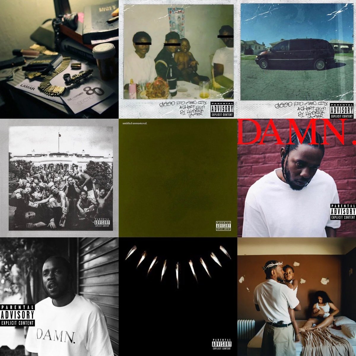 Top 3 Kendrick Lamar Albums?👀