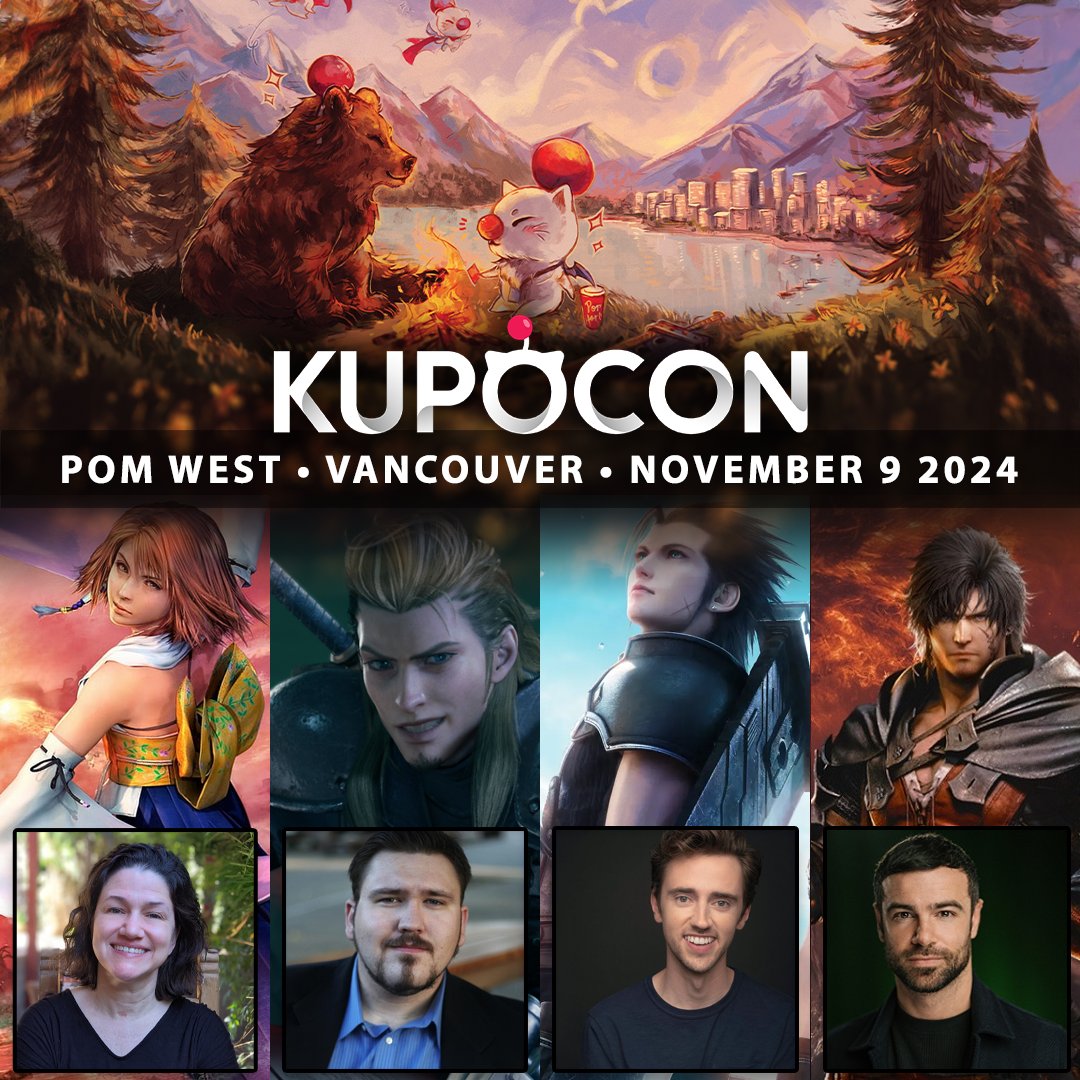 🇨🇦 The countdown is on! Help us spread the word, kupo! Join us for a FINAL FANTASY extravaganza. Tickets on sale May 15. kupocon.com/pmw/