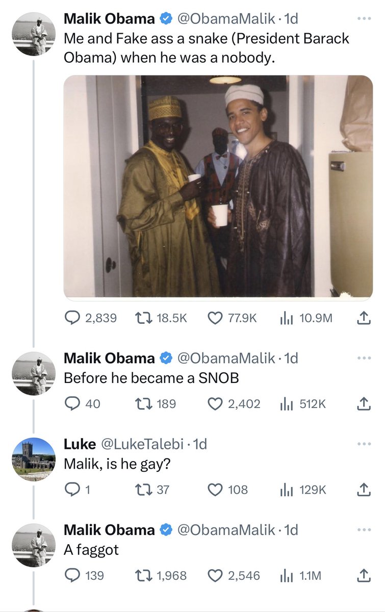 aimeeterese's tweet image. Obama’s brother with quite the revelation: