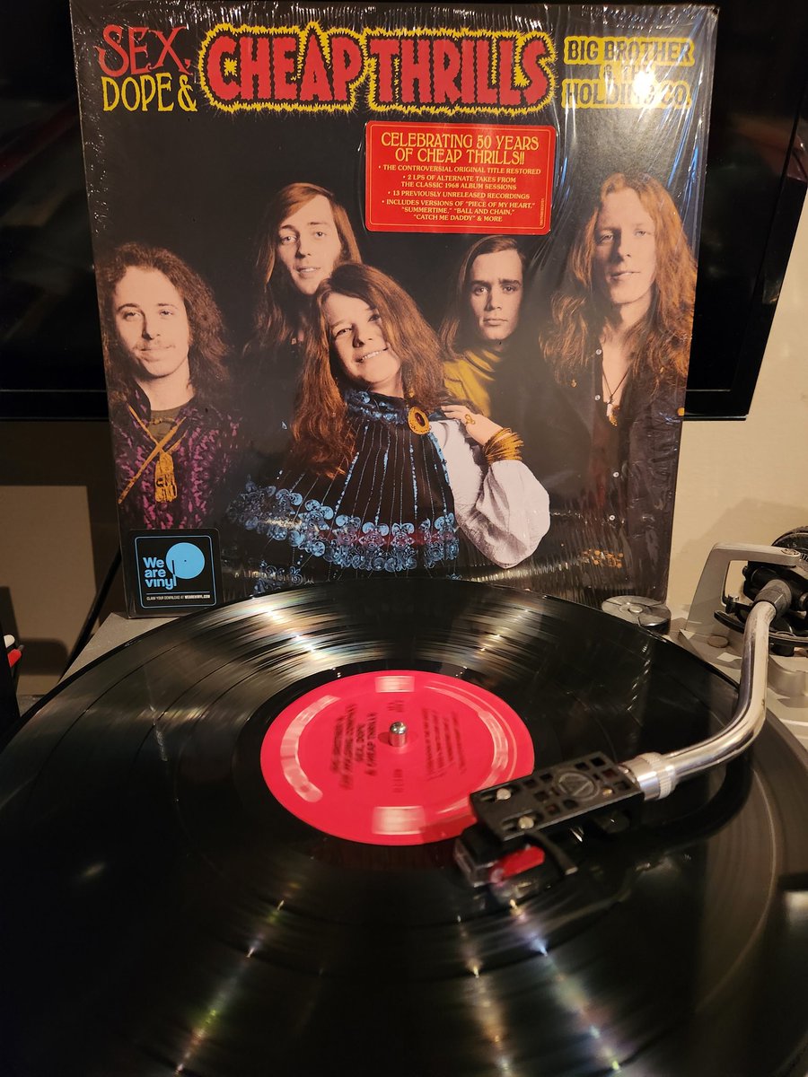 Sex Dope and Cheap Thrills was originally to be the title for Big Brother And The Holding Company's second album. This 2LP release is a nice collection of demos and alt takes from the sessions. #BigBrotherAndTheHoldingCompany #SexDopeAndCheapThrills #PieceOfMyHeart #vinylrecords