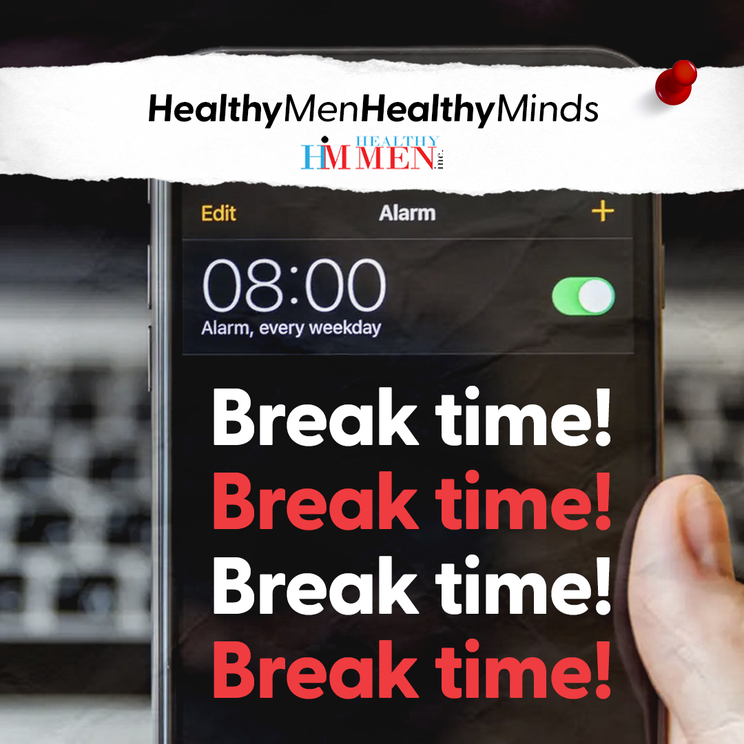Taking just 10 minutes away from a task can help to RESET your brain and clarity. You can do this by taking a short #walk, #reading for a few minutes, or working on a hobby. #HealthyMenHealthyMinds