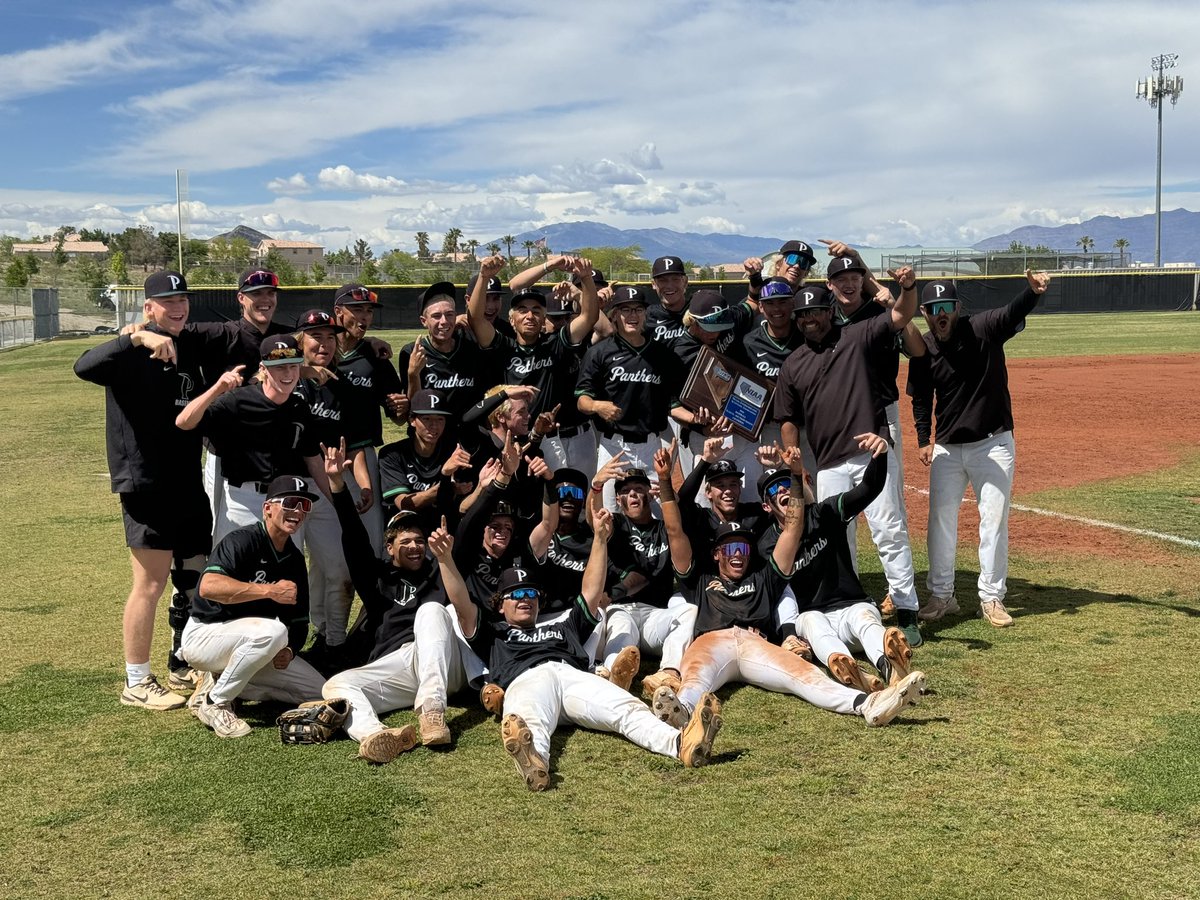 All Palo Verde. Panthers roll to an 11-0 victory to claim the 5A Southern Region baseball title. @nevadapreps #nvpreps