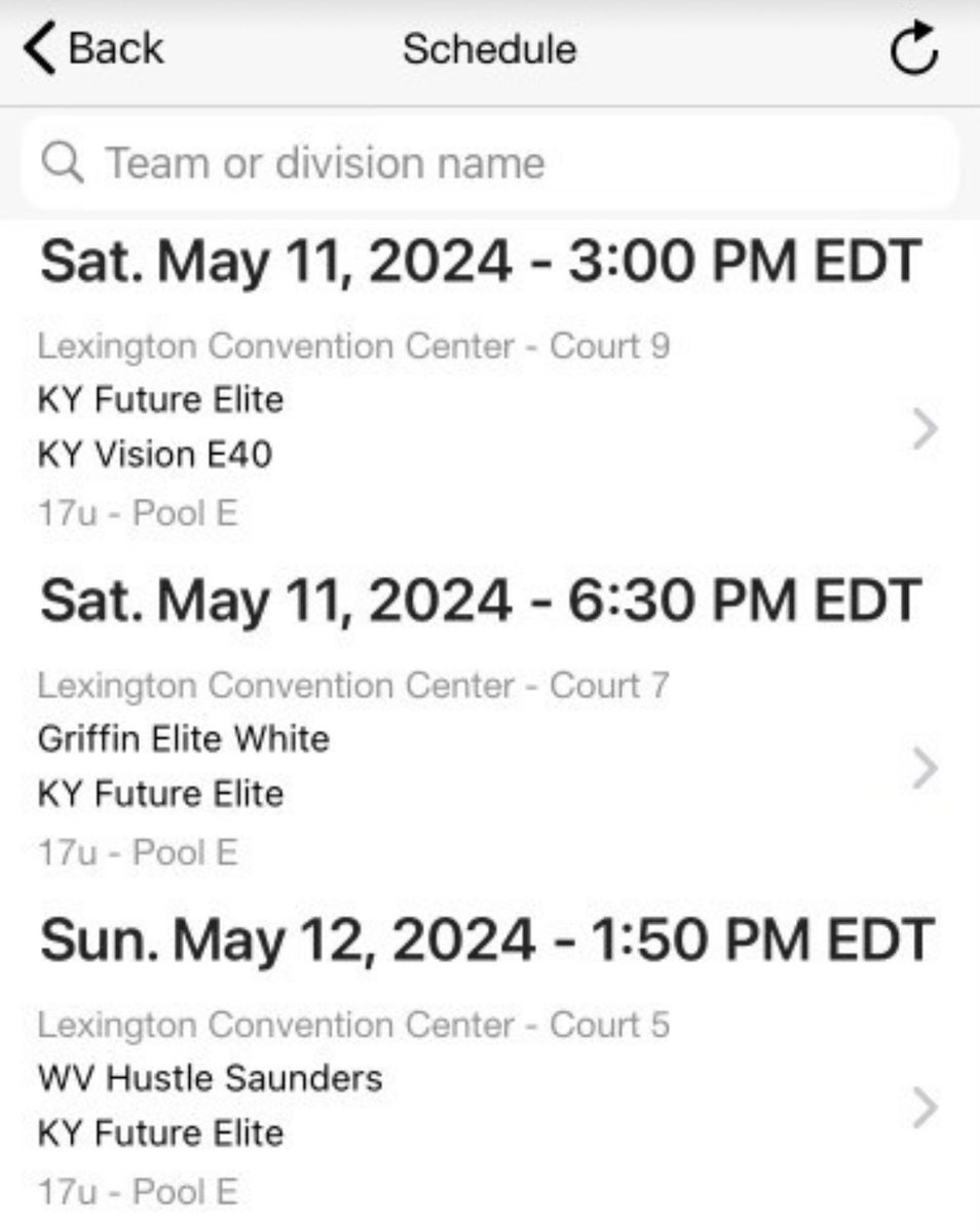 My schedule for this weekend …