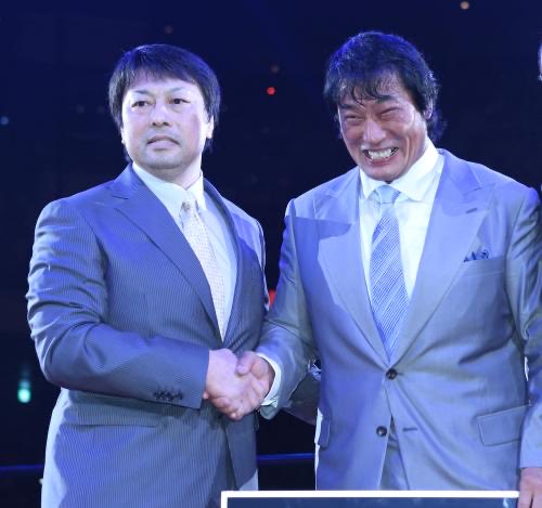 G0AwayHeat's tweet photo. It’s funny how Kobashi always looks like he’s having the best day of his life and Kawada always looks like he just had a death in the family. https://t.co/CYUkvlhzgE