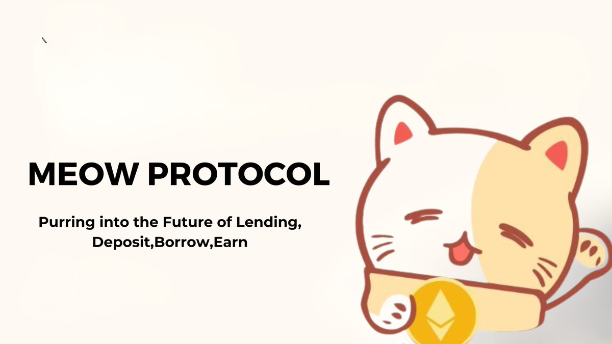 heisnappy's tweet photo. Lending & Borrowing Protocols are dominating the DeFi space with a TVL of $10.263B
45% of DeFi traders make passive income via this protocol
๐๐ฒ๐ฟ๐ฒ'๐ ๐ฎ ๐น๐ฎ๐๐ ๐บ๐ฎ๐ป'๐ ๐ด๐๐ถ๐ฑ๐ฒ ๐๐ผ ๐ฒ๐ฎ๐ฟ๐ป ๐๐ผ๐บ๐ฒ $$ ๐ผ๐ณ๐ณ ๐ถ๐ with @0xMeowProtocol โ
#MyScrollDApps https://t.co/Ah2y44PaXn