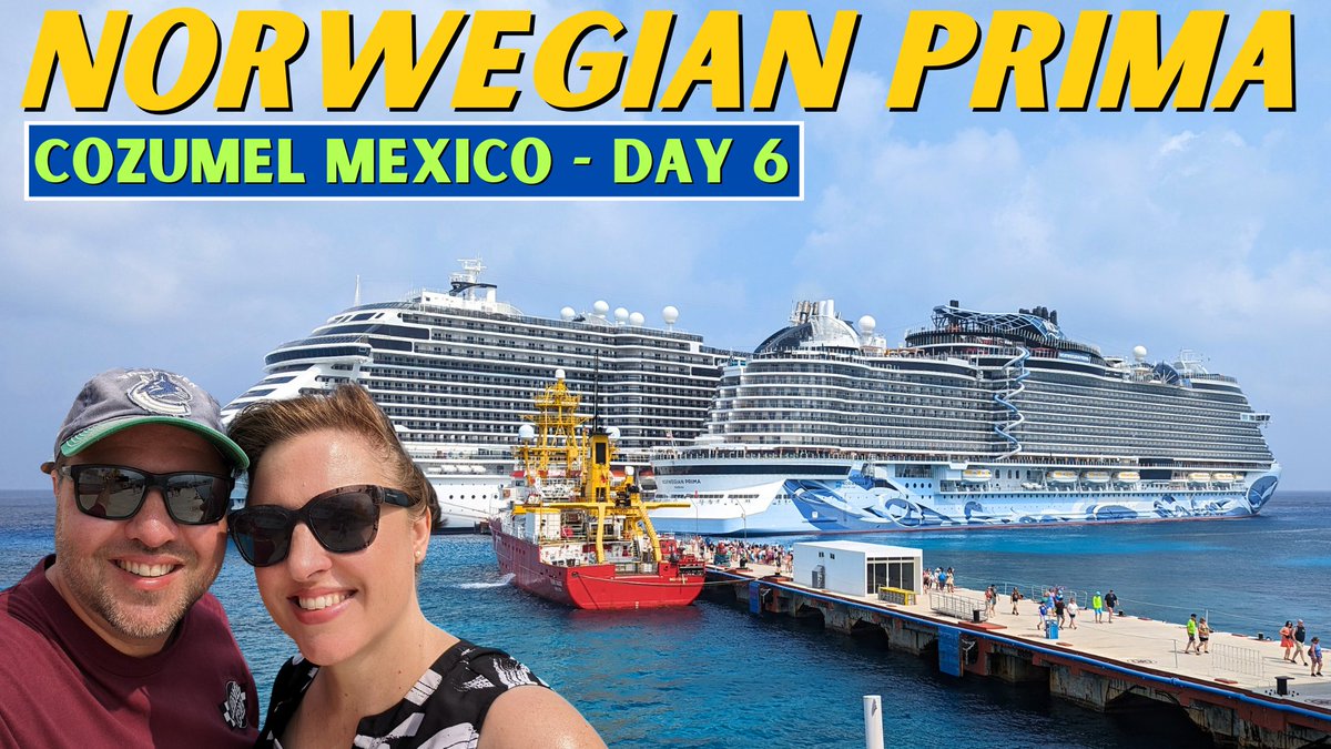 _NorthernViking's tweet photo. Norwegian Prima Caribbean Cruise: Cozumel Mexico ☀️🌴 (Day 6 VLOG) https://t.co/fKoT7sDgx5 via @YouTube #cozumel #cruiselikeanorwegian #norwegianprima #nclprima @CruiseNorwegian https://t.co/vI1UBta4fF