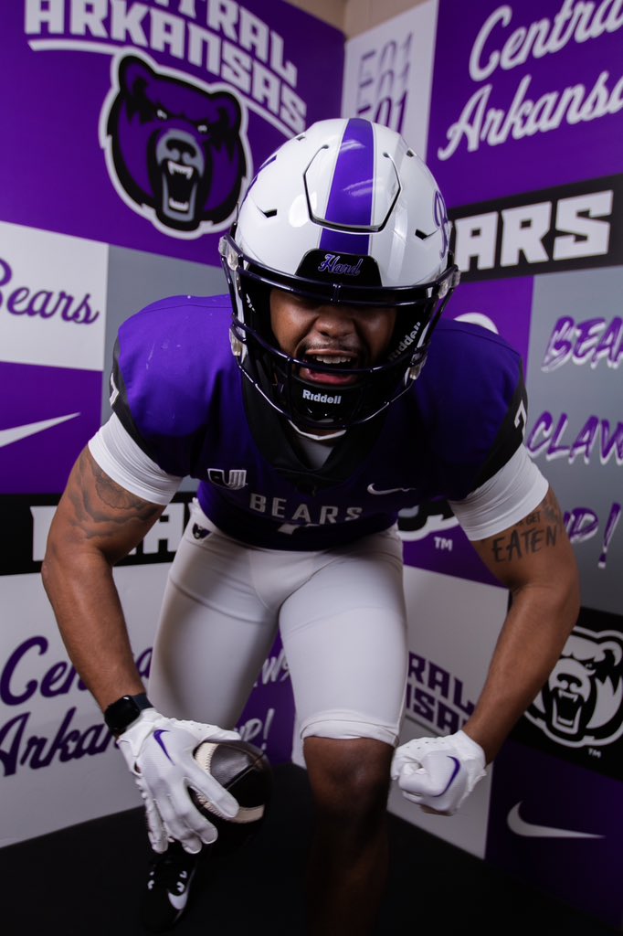 Feels good to be back 🏡#committed #LetsDoIt 🐻🤍💜  <a href="/UCA_Football/">𝗨𝗖𝗔 𝗕𝗘𝗔𝗥𝗦 𝗙𝗢𝗢𝗧𝗕𝗔𝗟𝗟</a> <a href="/NathanBrownUCA/">Nathan Brown</a> <a href="/Keith_Scott05/">KsRecruitingTalk</a> <a href="/coachstax/">Greg Stewart</a>