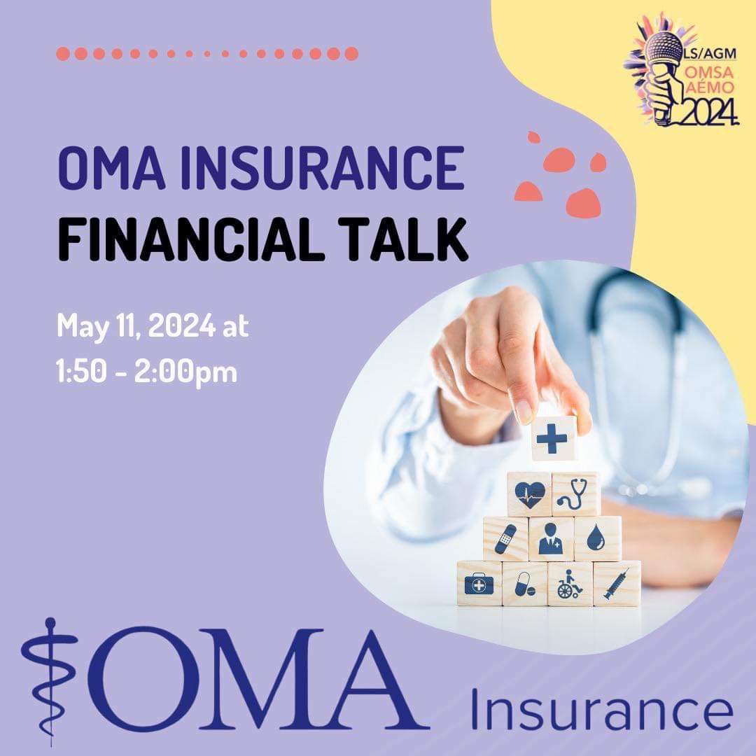🌟 Thank you to all of our amazing sponsors for sponsoring this event! It would not have been made possible without them. Come watch the TD Financial Talk and OMAi insurance talks happening at the LS/AGM to learn more about their services!