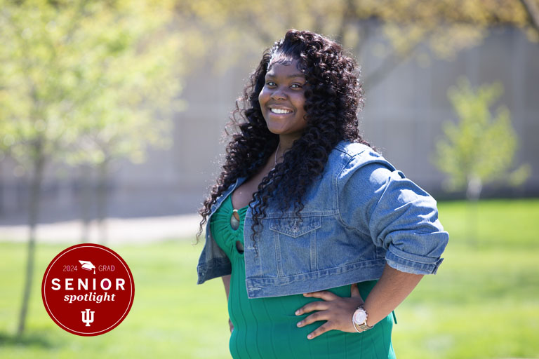 When Kashlin Biffle crossed the stage at @IUKokomo's commencement, it was a celebration for her whole family. She credits her family, professors, and the campus community for helping her succeed. Read more about her inspiring journey: bit.ly/4b8XArb