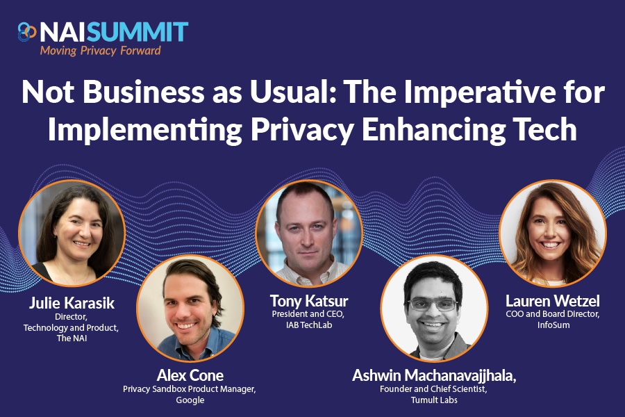 IABTechLab's tweet photo. #IABTechLab’s CEO @anthonykatsur will be at #NAISummit next week on May 16 in NYC to discuss implementing privacy enhancing technologies! https://t.co/dSlSZa9Myg https://t.co/Qtzhe0dgGa