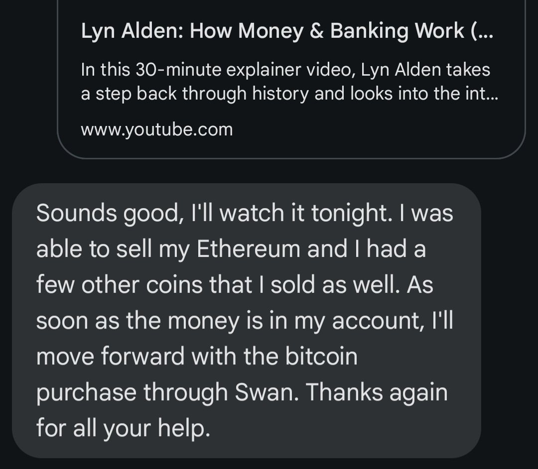 BitcoinRadiolo1's tweet image. Incremental progress...
@SwanBitcoin 
#BitcoinNotCryPtO